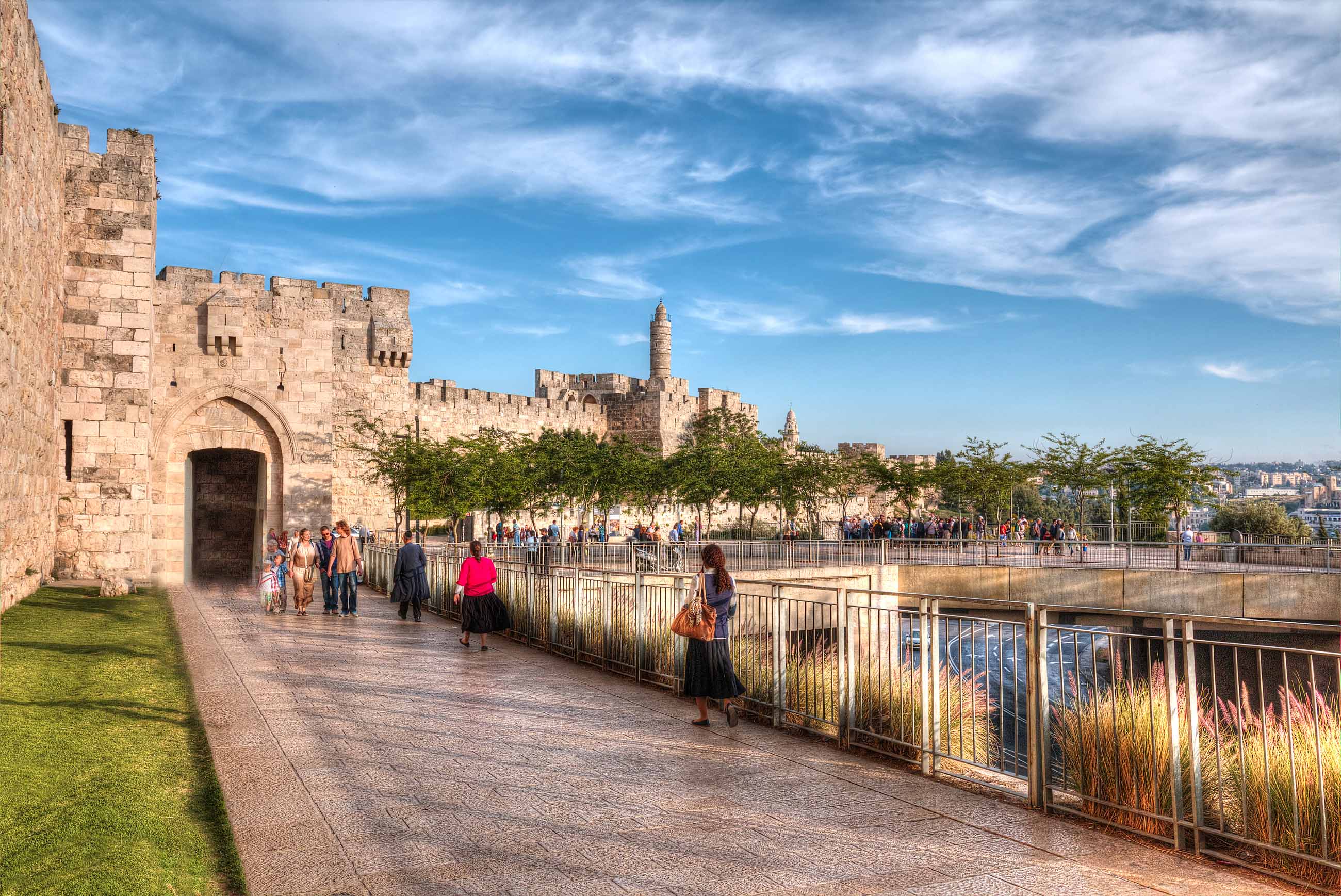 Old City Walls and Jaffa Gate - just outside of the hotel