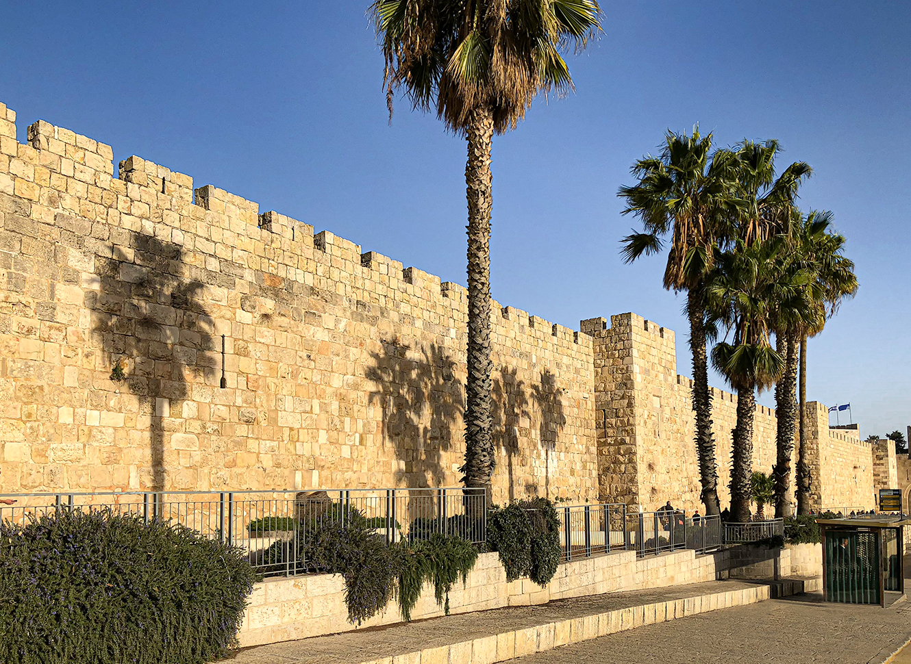 Old City Walls and Jaffa Gate - just outside of the hotel
